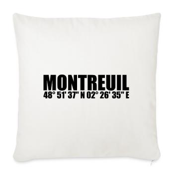 Coordonnées de Montreuil - Housse de coussin décorative 45 x 45 cm - blanc nature - Devant
