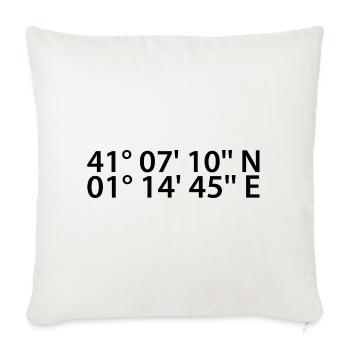 Tarragona Coordinates - Sofa pillowcase 17,3'' x 17,3'' (45 x 45 cm) - natural white - Front