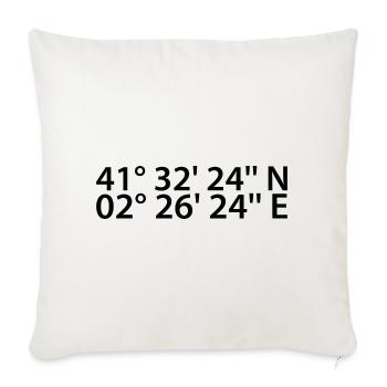 Coordonnées mataró - Housse de coussin décorative 45 x 45 cm - blanc nature - Devant