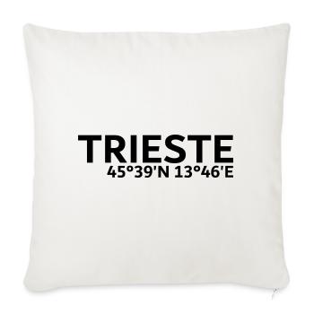 Coordonnées de Trieste - Housse de coussin décorative 45 x 45 cm - blanc nature - Devant