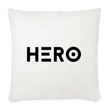 Hero - Held - Sofa pillowcase 17,3'' x 17,3'' (45 x 45 cm) - natural white - Front