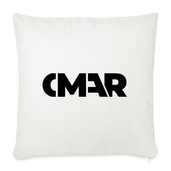 Omar Nom Arabe Prénom Cadeau - Housse de coussin décorative 45 x 45 cm - blanc nature - Devant