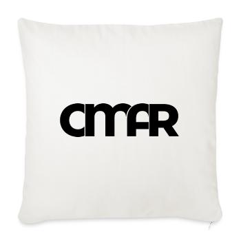 Omar Prénom Police Nom Arabe Idée cadeau - Housse de coussin décorative 45 x 45 cm - blanc nature - Devant
