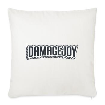 Damagejoy - Sofakissenbezug 45 x 45 cm - Naturweiß  - Vorne