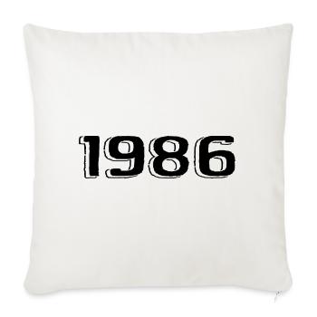 Vintage 1986 Born Birthday Retro 1986 - Sofa pillowcase 17,3'' x 17,3'' (45 x 45 cm) - natural white - Front