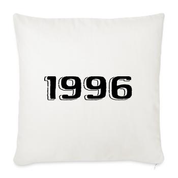 Vintage 1996 Born Birthday Retro 1996 - Sofa pillowcase 17,3'' x 17,3'' (45 x 45 cm) - natural white - Front