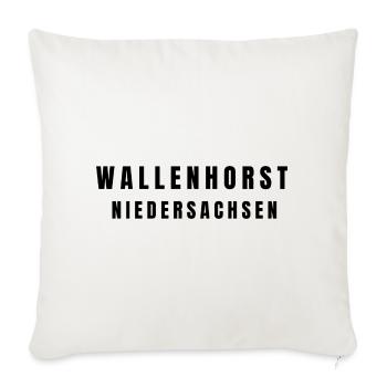 Wallenhorst, Lower Saxony - Sofa pillowcase 17,3'' x 17,3'' (45 x 45 cm) - natural white - Front