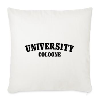 University Cologne - Sofa pillowcase 17,3'' x 17,3'' (45 x 45 cm) - natural white - Front
