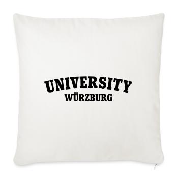 University of Würzburg - Sofa pillowcase 17,3'' x 17,3'' (45 x 45 cm) - natural white - Front