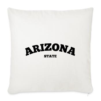 Arizona State - Sofa pillowcase 17,3'' x 17,3'' (45 x 45 cm) - natural white - Front