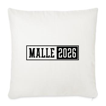 Malle 2026 - Sofa pillowcase 17,3'' x 17,3'' (45 x 45 cm) - natural white - Front