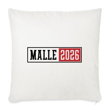 Malle 2026 - Sofa pillowcase 17,3'' x 17,3'' (45 x 45 cm) - natural white - Front