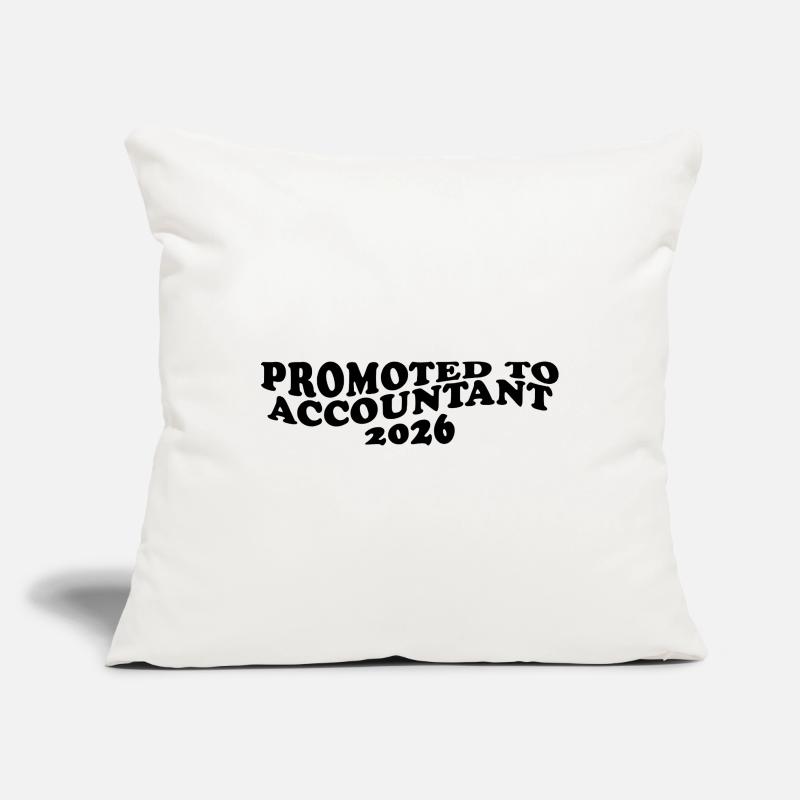 Promu comptable en 2026 – Carrière de comptable Housse de coussin décorative 45 x 45 cm