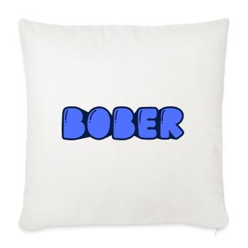 Bober - Sofa pillowcase 17,3'' x 17,3'' (45 x 45 cm) - natural white - Front