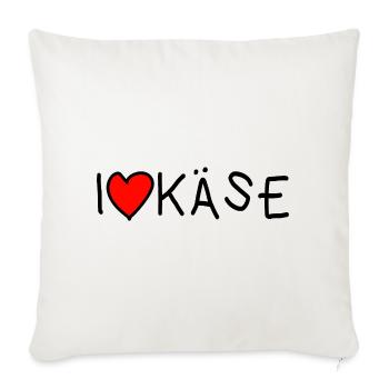 Fromage Cheese Lovers Nourriture - Housse de coussin décorative 45 x 45 cm - blanc nature - Devant