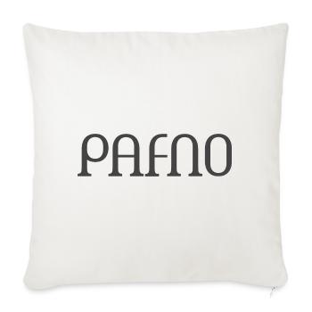 Pafno Boysname - Sofa pillowcase 17,3'' x 17,3'' (45 x 45 cm) - natural white - Front