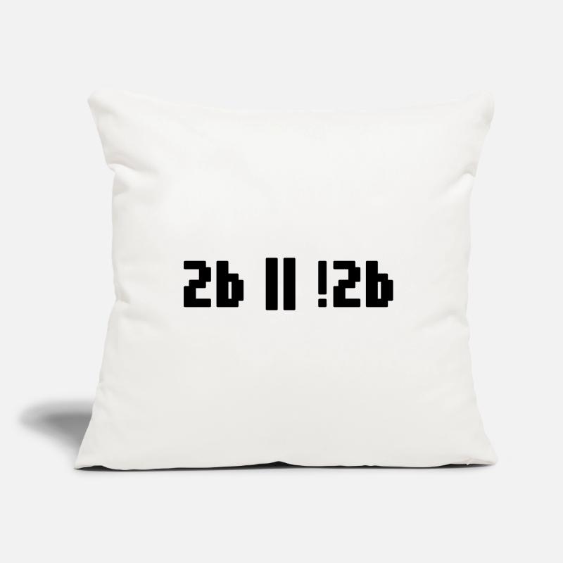 2b or not 2b – Shakespeare Hamlet Programmer Sofa pillowcase 17,3'' x 17,3'' (45 x 45 cm)