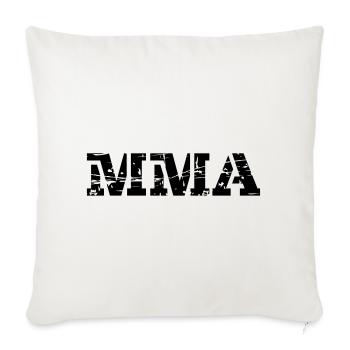 MMA - Sofakissenbezug 45 x 45 cm - Naturweiß  - Vorne