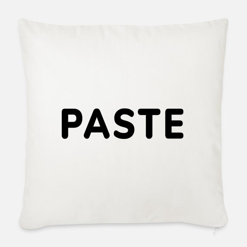 Copy Paste, Father and Child, Mother and child - Sofakissenbezug 45 x 45 cm - Naturweiß 