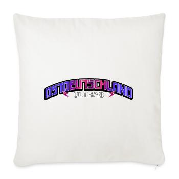 East Germany Ultras Ossis East East Germans - Sofa pillowcase 17,3'' x 17,3'' (45 x 45 cm) - natural white - Front