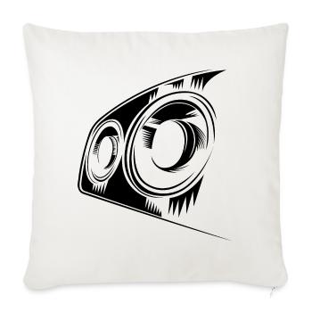 GTR Skyline symbole voitures voiture symbole symbole symbole - Housse de coussin décorative 45 x 45 cm - blanc nature - Devant