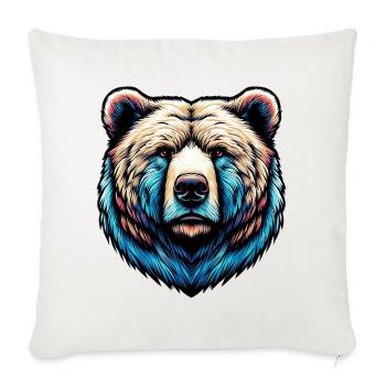 Ours - Housse de coussin décorative 45 x 45 cm - blanc nature - Devant