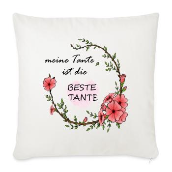 Best Aunt - Sofa pillowcase 17,3'' x 17,3'' (45 x 45 cm) - natural white - Front