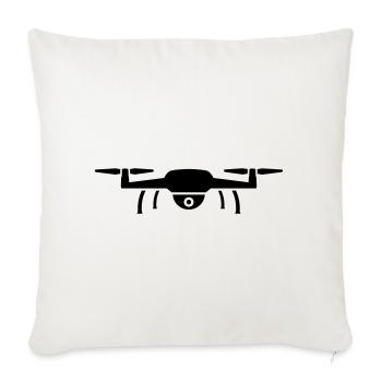 drone - Housse de coussin décorative 45 x 45 cm - blanc nature - Devant