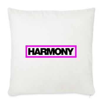 Typo HARMONY Contour 2C - Housse de coussin décorative 45 x 45 cm - blanc nature - Devant