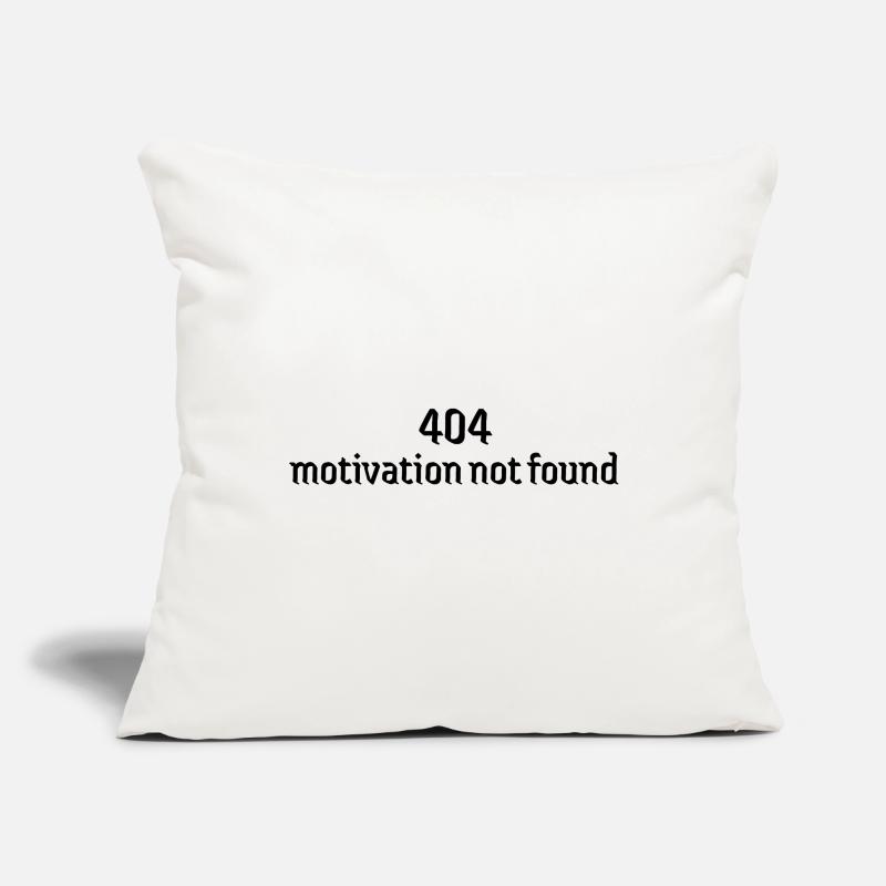 404 motivation not found depression weak Sofa pillowcase 17,3'' x 17,3'' (45 x 45 cm)