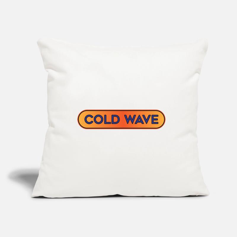 Cold Wave Neon Gradient Sofa pillowcase 17,3'' x 17,3'' (45 x 45 cm)