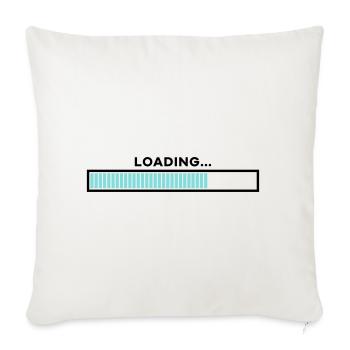 Loading bar customizable - Sofa pillowcase 17,3'' x 17,3'' (45 x 45 cm) - natural white - Front