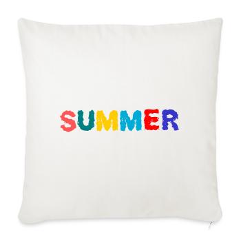 MISTRESS. MASTER. TEACHER. SCHOOL - Sofa pillowcase 17,3'' x 17,3'' (45 x 45 cm) - natural white - Front