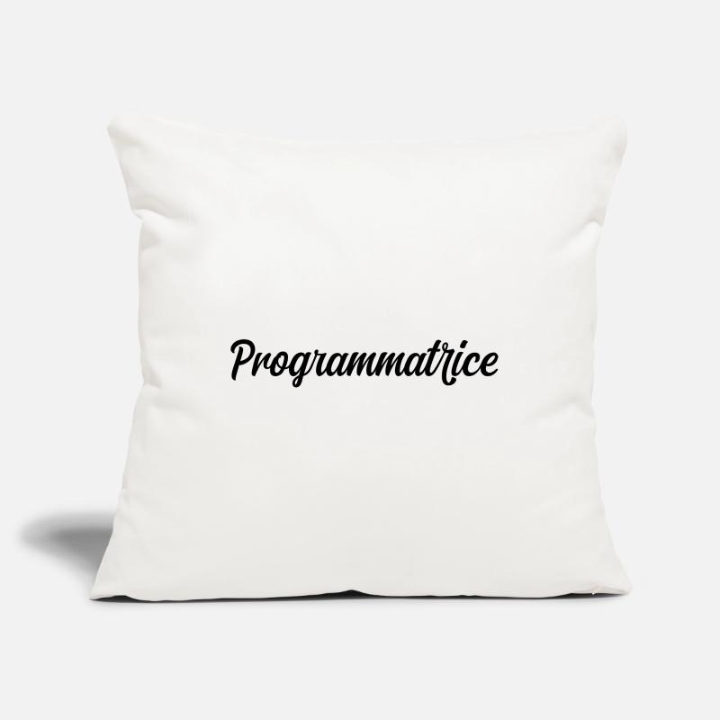 Programmatrice Informatique Code Développeuse Web Housse de coussin décorative 45 x 45 cm