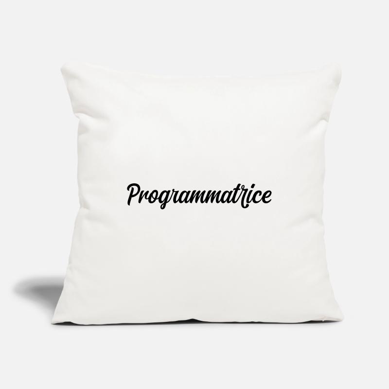 Programmatrice Informatique Code Développeuse Web Housse de coussin décorative 45 x 45 cm
