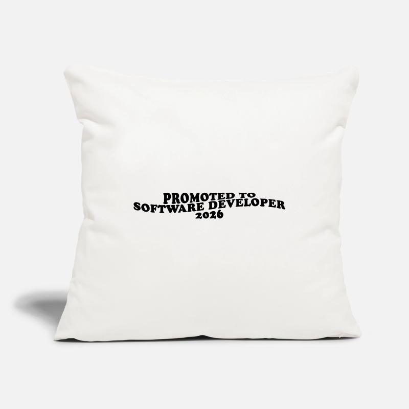 Promoted to Software Developer 2026 Sofakissenbezug 45 x 45 cm