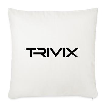 TRIVIX Offizielles Merchandise | Elektronische Musik - Sofakissenbezug 45 x 45 cm - Naturweiß  - Vorne