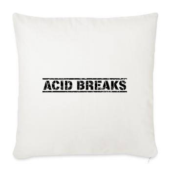 Acid Breaks - Sofa pillowcase 17,3'' x 17,3'' (45 x 45 cm) - natural white - Front
