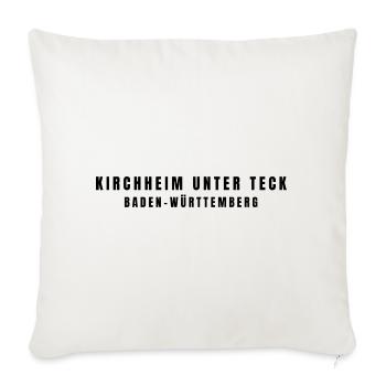 Kirchheim unter Teck, Baden-Württemberg - Sofa pillowcase 17,3'' x 17,3'' (45 x 45 cm) - natural white - Front
