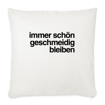 always stay supple - Sofa pillowcase 17,3'' x 17,3'' (45 x 45 cm) - natural white - Front