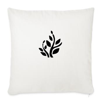 Plant Garden Natural Gardener Leaf Eco Green Organic - Sofa pillowcase 17,3'' x 17,3'' (45 x 45 cm) - natural white - Front