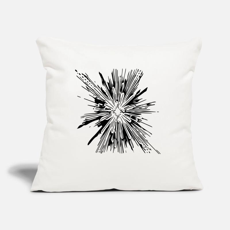Explosion - Vintage Vector Lines Sofa pillowcase 17,3'' x 17,3'' (45 x 45 cm)