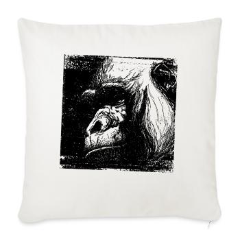 Wildtiere - Sofakissenbezug 45 x 45 cm - Naturweiß  - Vorne