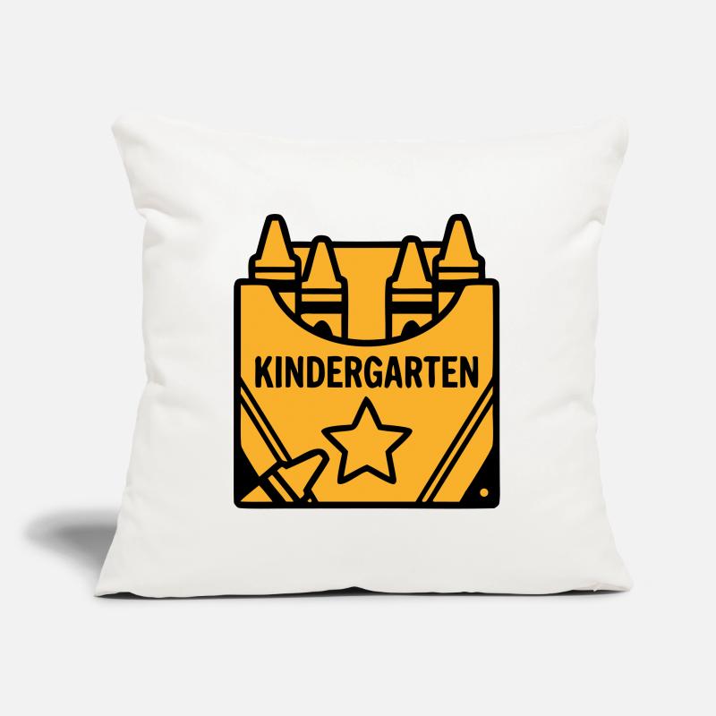 Crayons Kindergarten Logo Sofa pillowcase 17,3'' x 17,3'' (45 x 45 cm)