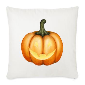 Halloween Kürbis Illustration - Sofakissenbezug 45 x 45 cm - Naturweiß  - Vorne