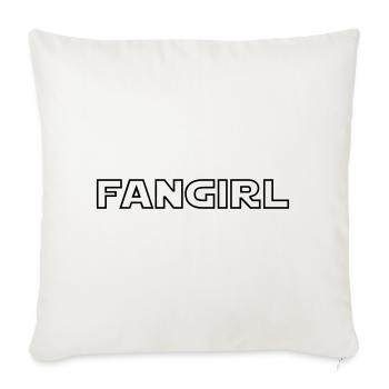 FANGIRL - Sofa pillowcase 17,3'' x 17,3'' (45 x 45 cm) - natural white - Front