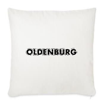 Oldenburg - Sofakissenbezug 45 x 45 cm - Naturweiß  - Vorne