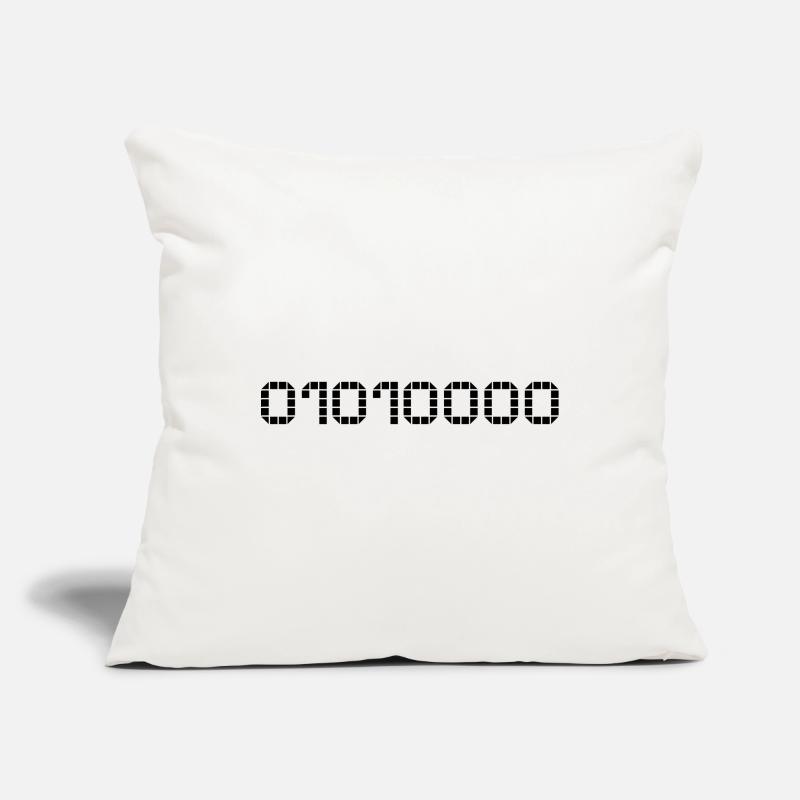 Binary notation - 80 Sofa pillowcase 17,3'' x 17,3'' (45 x 45 cm)