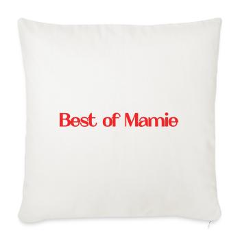 GRANNY. MOTHER's DAY. HAPPY BIRTHDAY GRANNY. I LOVE YOU - Sofa pillowcase 17,3'' x 17,3'' (45 x 45 cm) - natural white - Front
