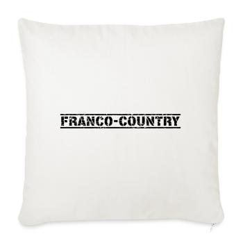 Franco Pays - Housse de coussin décorative 45 x 45 cm - blanc nature - Devant